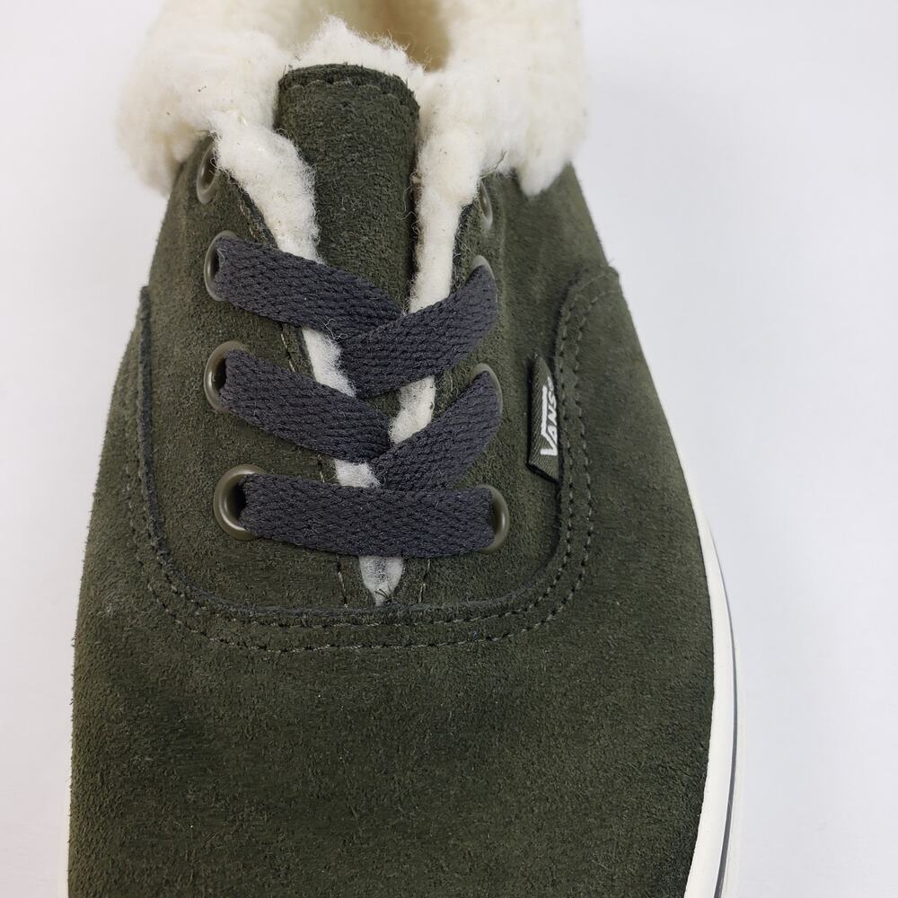Vans Authentic Sherpa Cozy Hug Womens Sz 5.5 Grape Leaf Suede Low Sneaker Shoes - Picture 9 of 10